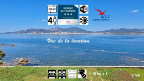 Un balcon sur la mer - Duplex 60 m2 - Chambres à l'étage - Pieds dans l'eau - Accès plage sans route à traverser